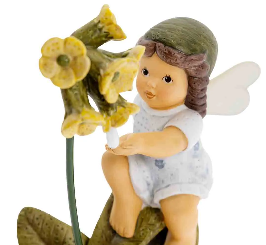 Orginal: Seltene-Nina & Marco Porzellanfigur „Elfe unter Schlüsselblume“ – Bild 5