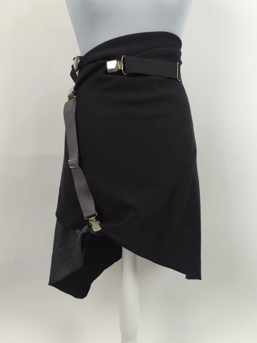  Kukla, Cape schwarz/grau, one size – Bild 5