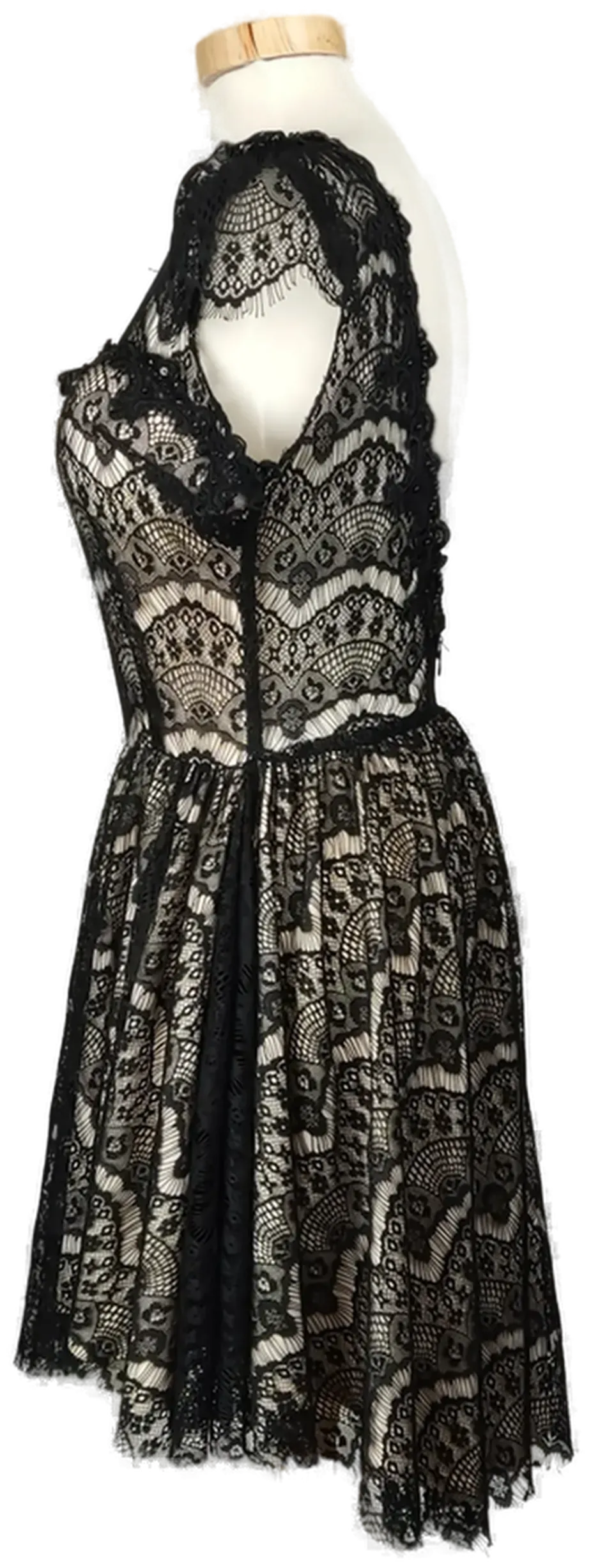 Spitzenkleid schwarz Größe 38 - Bild 1