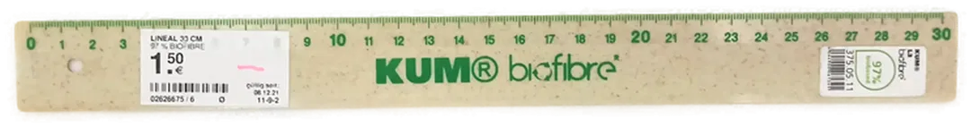 Kum Biofibre Lineal 30 cm - Bild 1