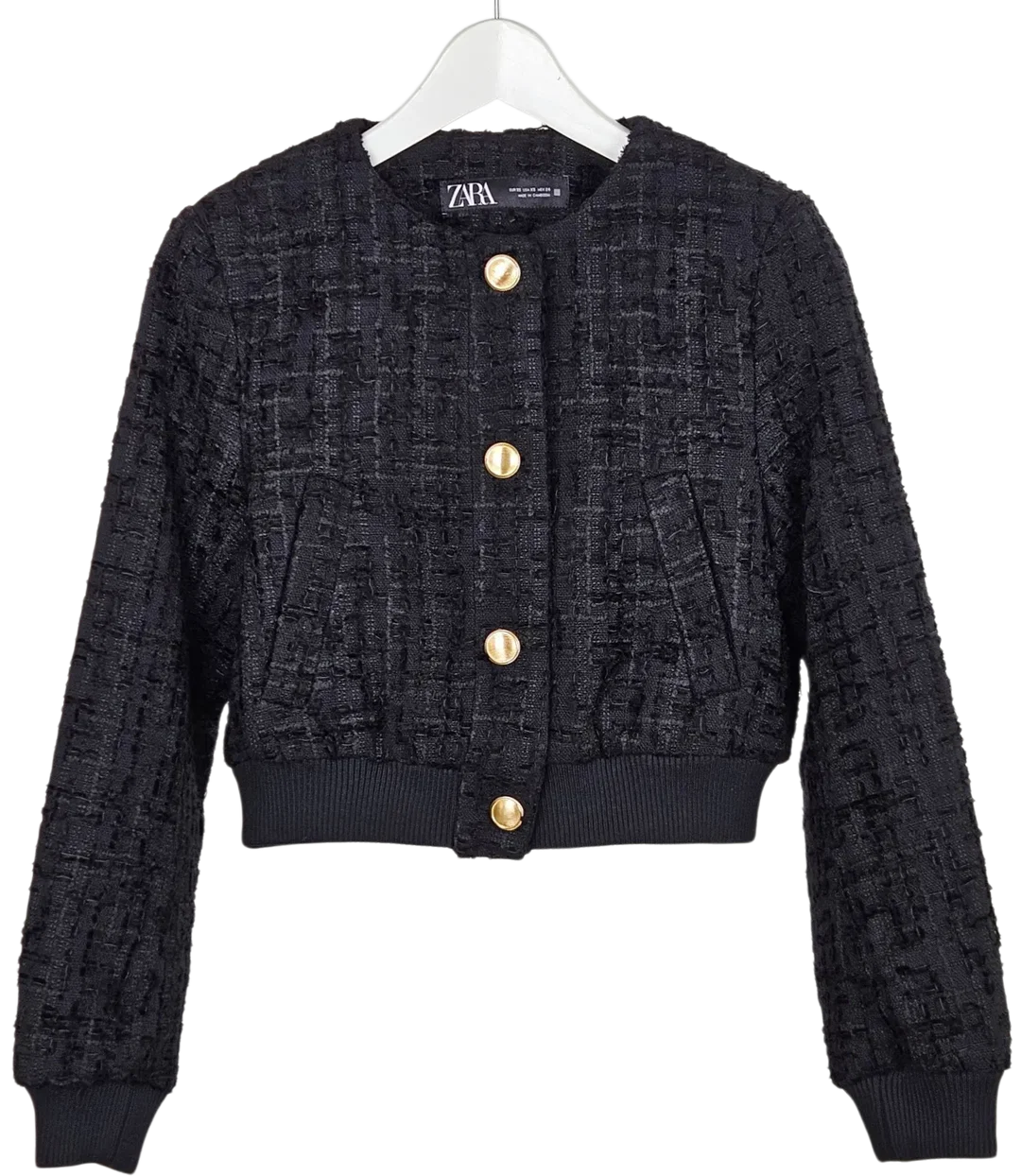 ZARA Damen Jacke, schwarz - Gr. XS - Bild 4