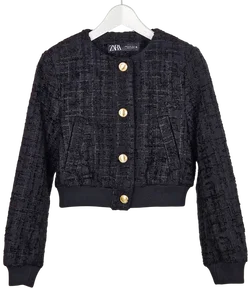ZARA Damen Jacke, schwarz - Gr. XS - Bild 1