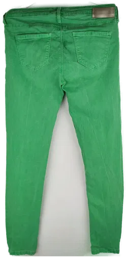 Jeans 'Tally Weijl', lang mit Stretch, grün mit Taschen, Größe 38 - Bild 2