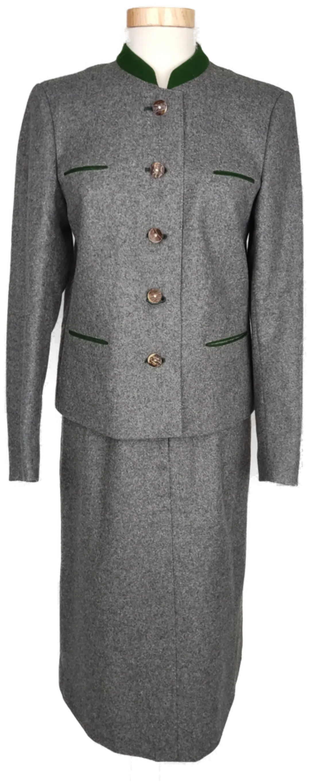 Jagd Stiedl Damen Trachten Zweiteiler grau - S/36 - Bild 1