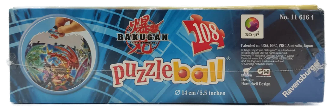Bakugan Puzzleball 108 Teile originalverpackt – Bild 3