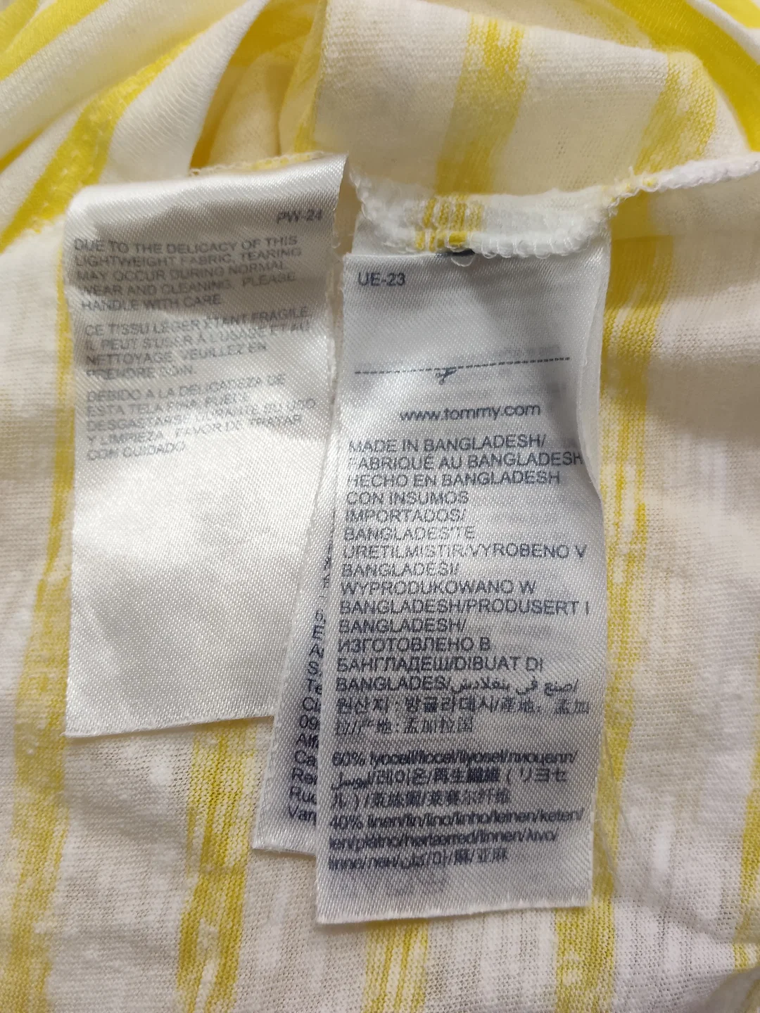 Tommy Hilfiger Shirt Baumwolle Damen Gestreift | Leicht & Lässig – Bild 5