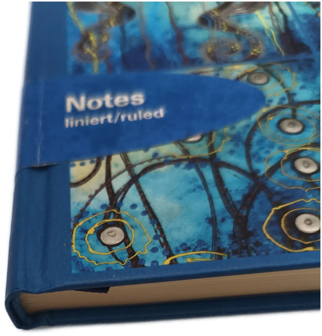 Notizbuch, liniert, Hardcover - Einband und Magnetverschluss, Unterwasser-Design – Bild 3