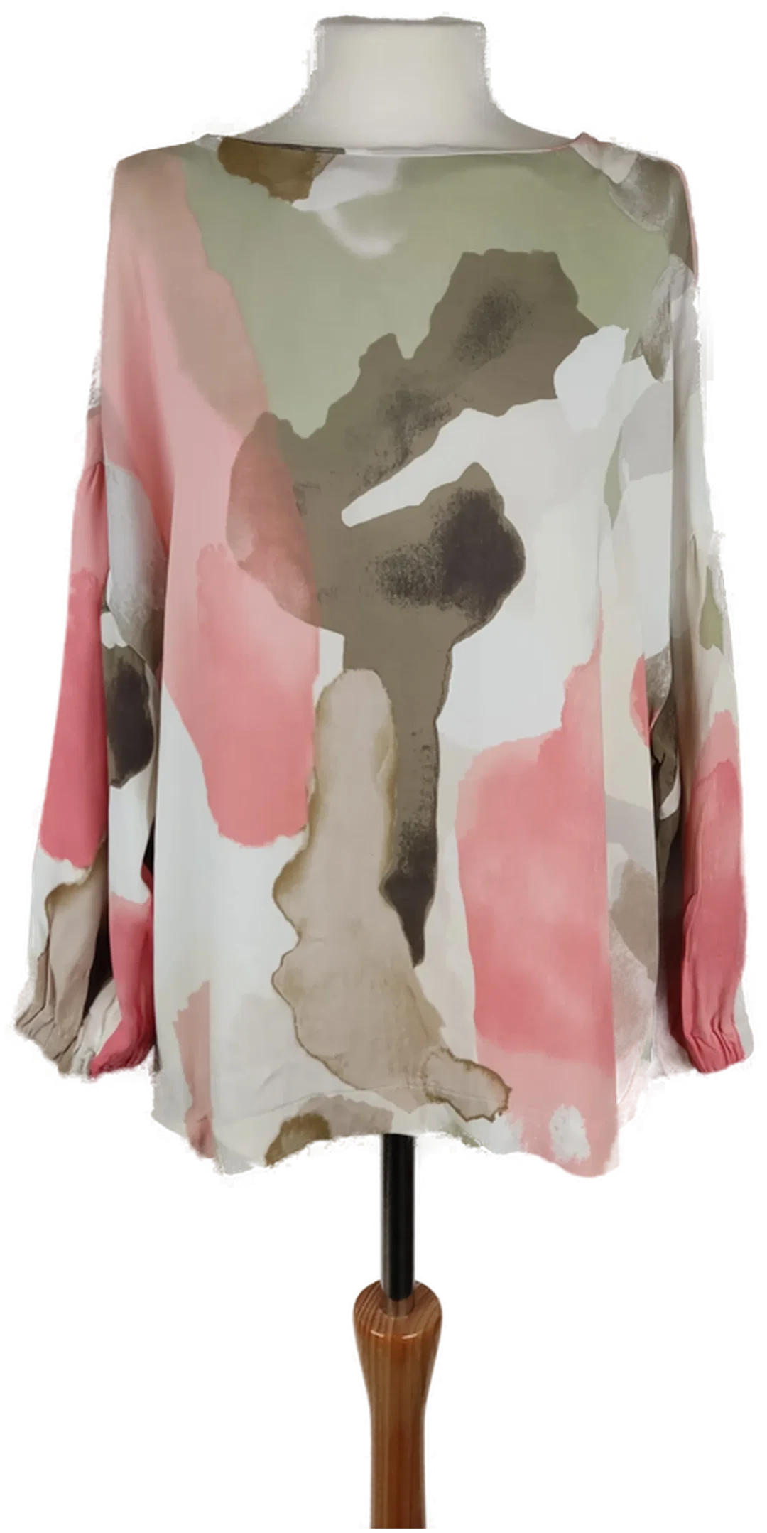 Damenbluse s.Oliver Black Label Viskose Aquarell-Print | Leicht & Elegant - Bild 1