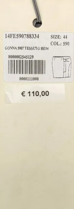 Sfizio Damen Rock dunkelblau Gr. 44 - Bild 5