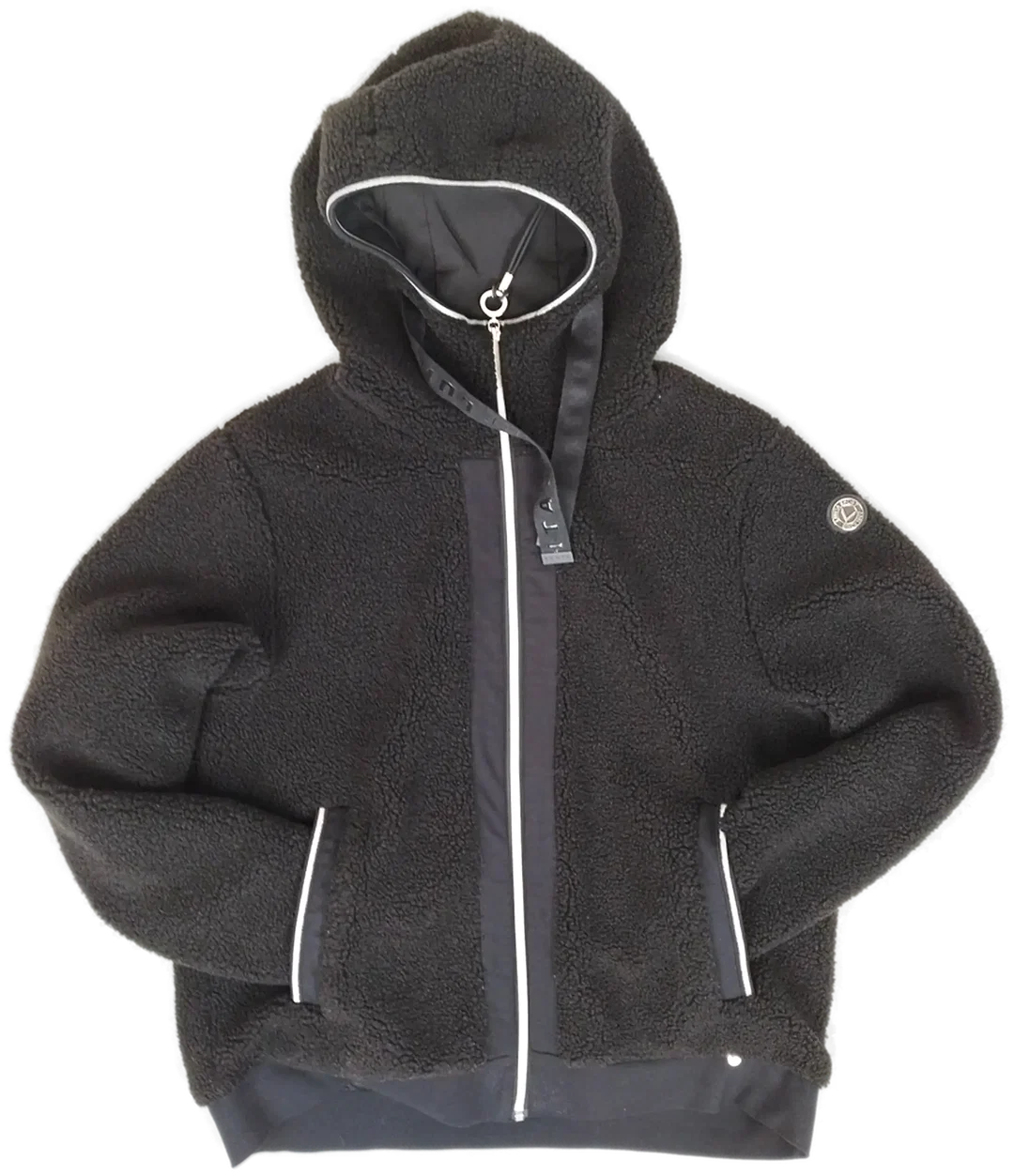 Lutha Iskoinen, Fleece Hoodie, schwarz, Gr. L  – Bild 4