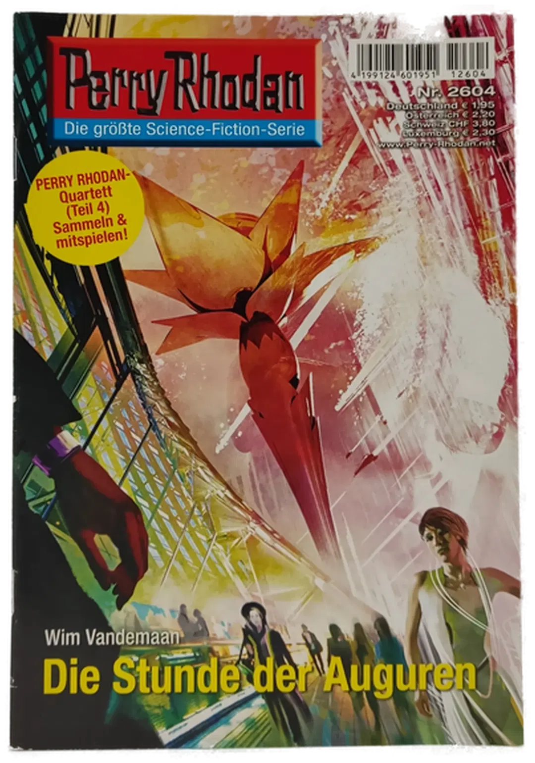 Romanheft Perry Rhodan Die Stunde der Auguren Erstauflage Nr. 2604 - Bild 1