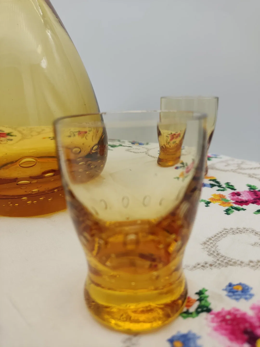 Likörset mit Bauchiger Glaskaraffe & 4 Gläser | Bar-Abend – Bild 8