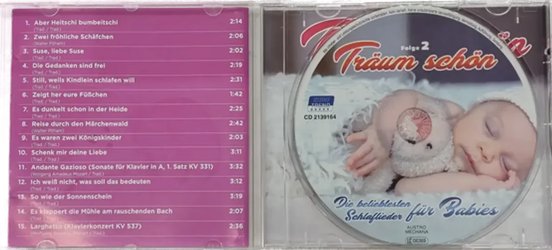 CD "Träum schön - Schlaflieder für Babies Folge 2"  – Bild 2