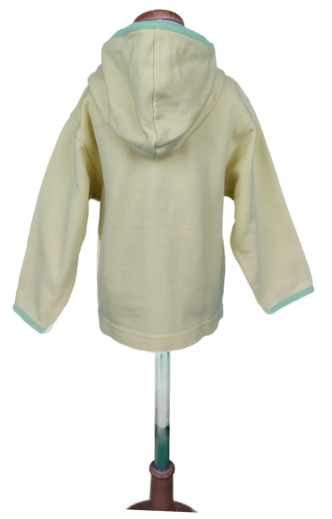 Kinder Kapuzensweatjacke gelb - 92 – Bild 2