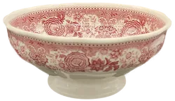 Villeroy & Boch Porzellan/Keramik Schale/Schüssel und Butterteller Design Burgenland weiß/rot - Bild 3