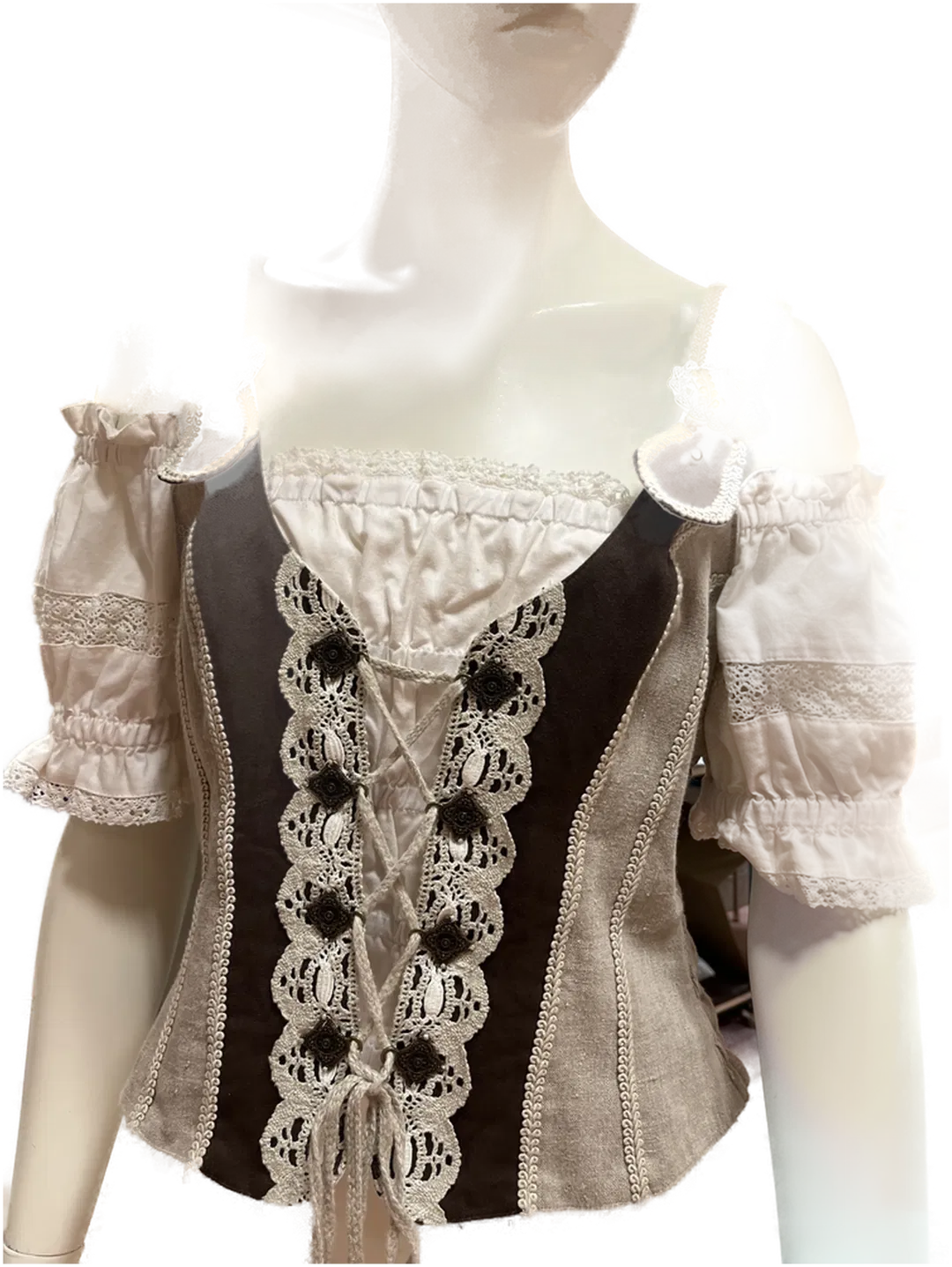 ORIGINAL ALPHORN Trachtenbluse Gr. 42 - Bild 1