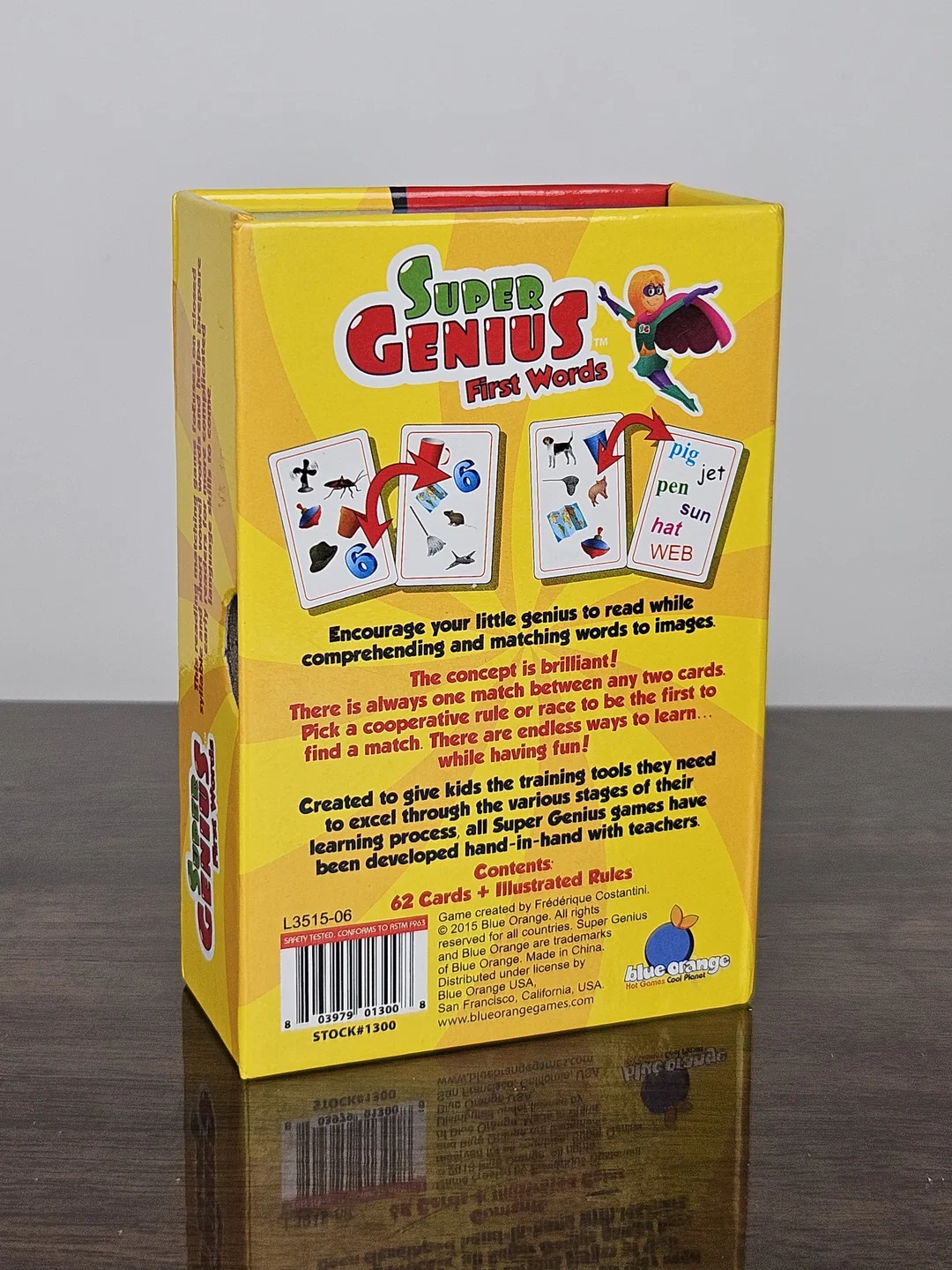 SUPER GENIUS - First Words - Gesellschaftsspiel - blue orange  – Bild 2