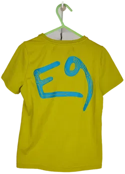 E9 Kinder T-Shirt gelbgrün - 92 - Bild 2