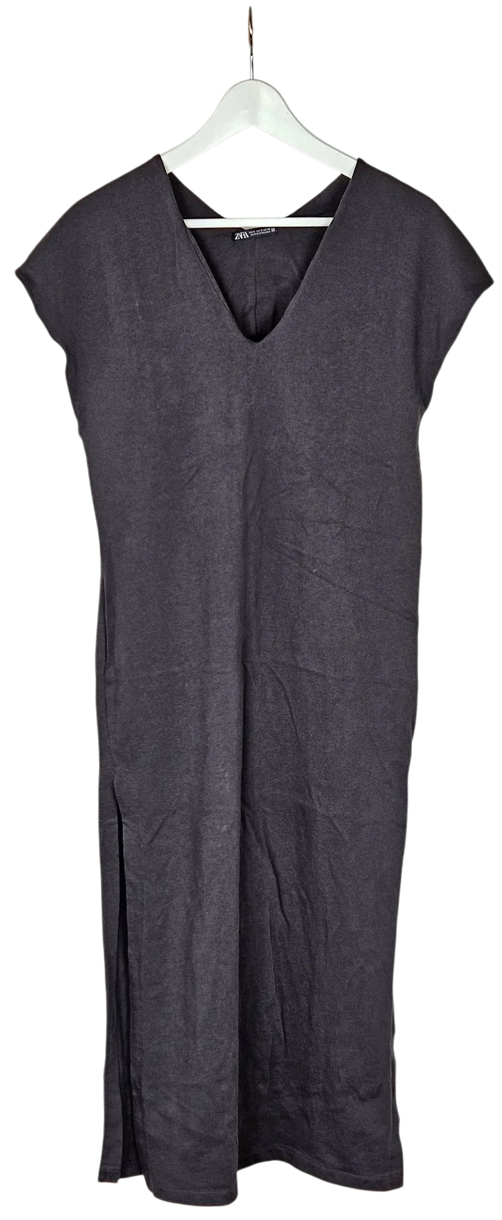 ZARA Damen Midikleid, anthrazit - Gr. EUR S  - Bild 1