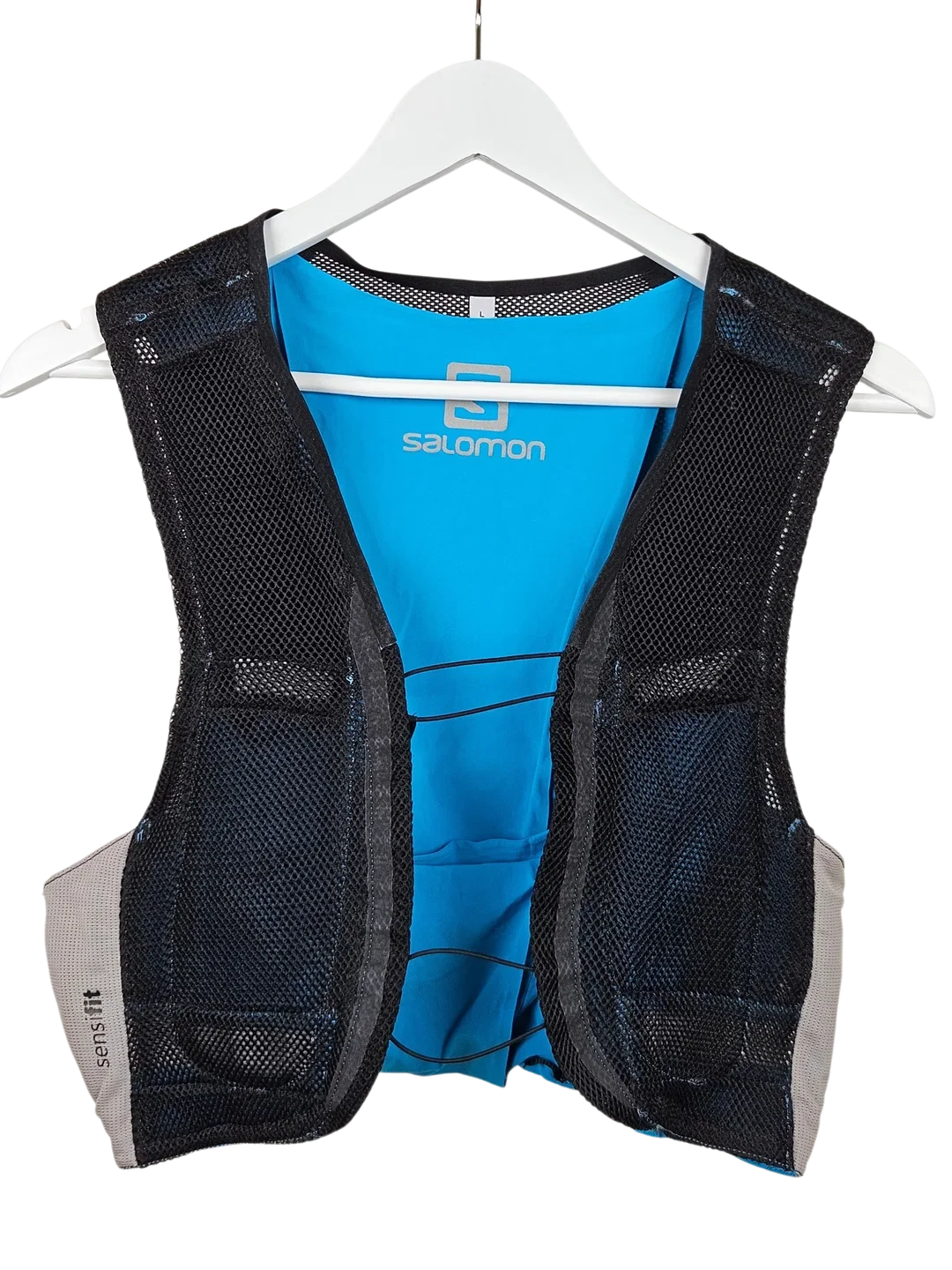 Salomon Running Gilet Damen "Active Skin 8", blau - Gr. L  – Bild 3