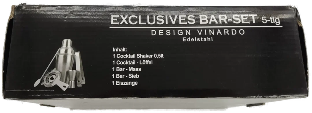 Latzke Exclusives Bar-Set Design Vinardo Edelstahl "Cocktail Set" – Bild 3
