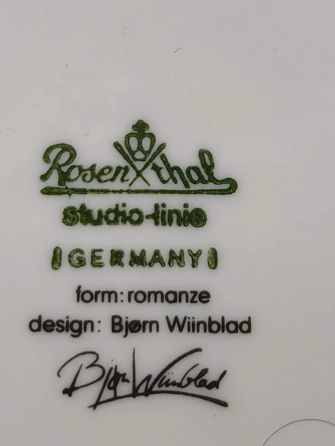 ROSENTHAL "Romanze" Vintage Deckeldose und Vase. Porzellan mit Goldverzierung – Bild 5