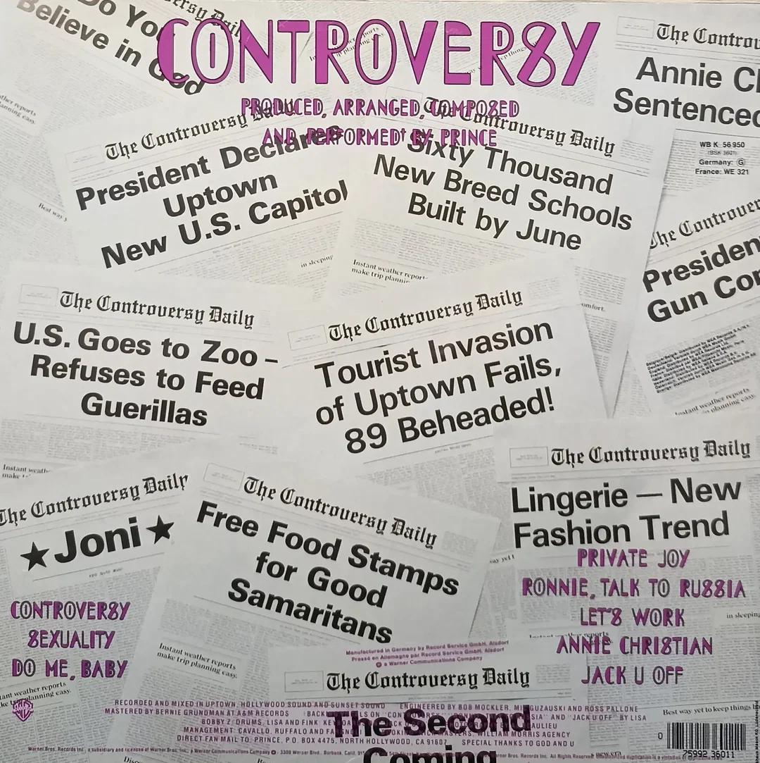 LP Vinyl Prince "Controversy" – Bild 2