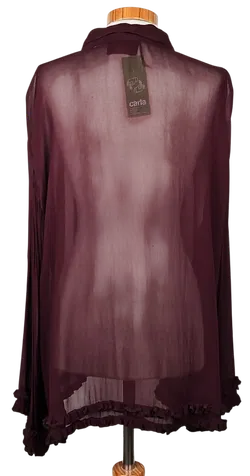 RIEGER VIENNA Damen Bluse, rot -Gr. XL  - Bild 3