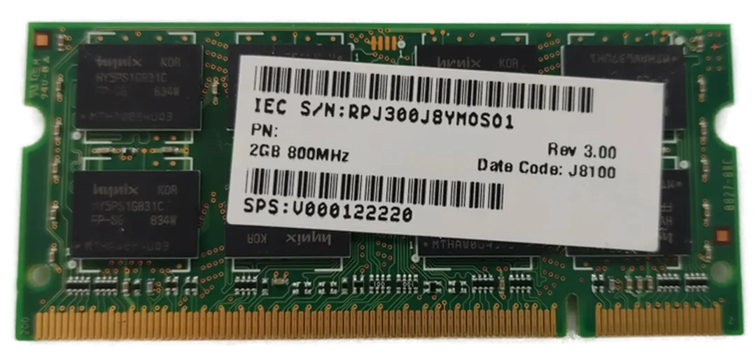 Hynix 2GB DDR2 2Rx8 PC2-6400S-666-12 Arbeitsspeicher Laptop / RAM – Bild 2