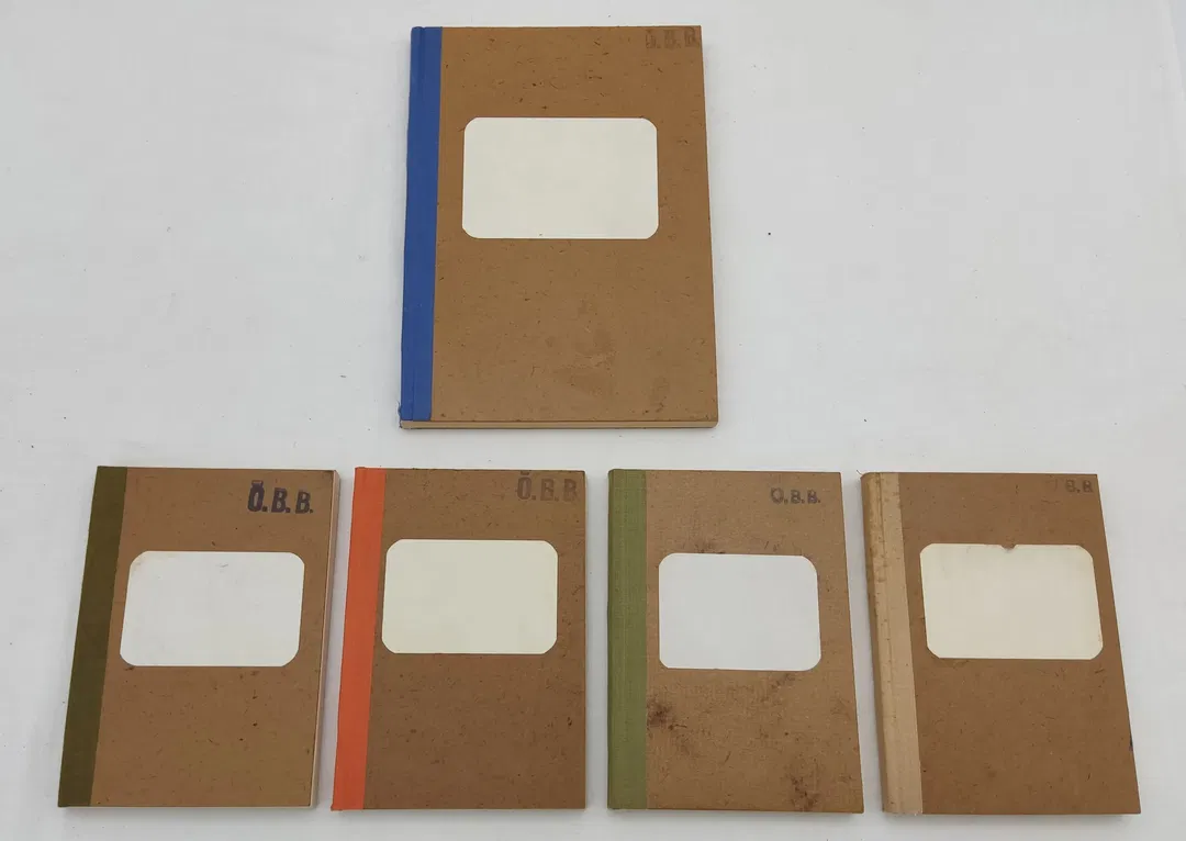 ÖBB - Vintage Notizblock Konvolut - 5 Stück - Bild 1