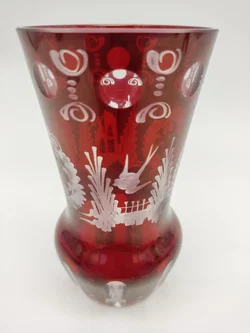 Glasvasen Set in rot 3-teilig - Bild 3