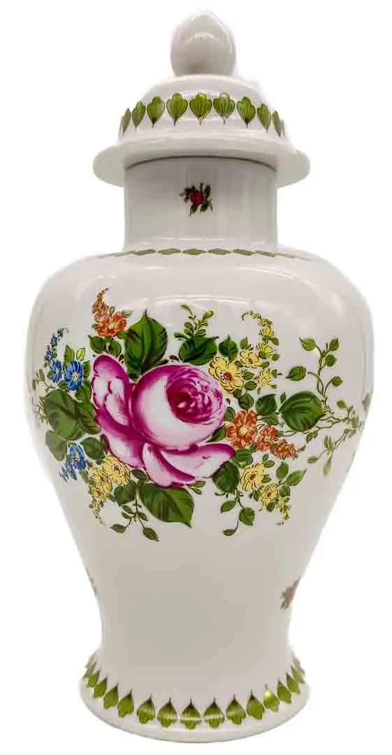 Unterweißbach Porzellanvase mit Floralem Design – Charmantes DDR-Stück - Bild 1