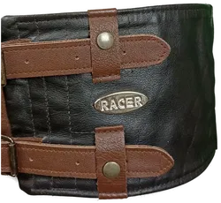 Racer Motorrad Herren Leder Nierengurt schwarz/braun - Bild 3