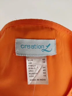 Polyester-Top Orange | Luftig & Sommerlich – Vorschau 4