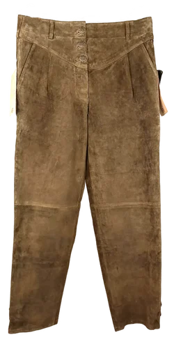 Landhaus C&A Naturally Damenlederhose braun Gr. L