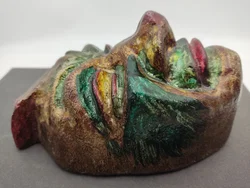 Kleine Metallmaske Wanddeko | Ethno-Charme - Bild 4