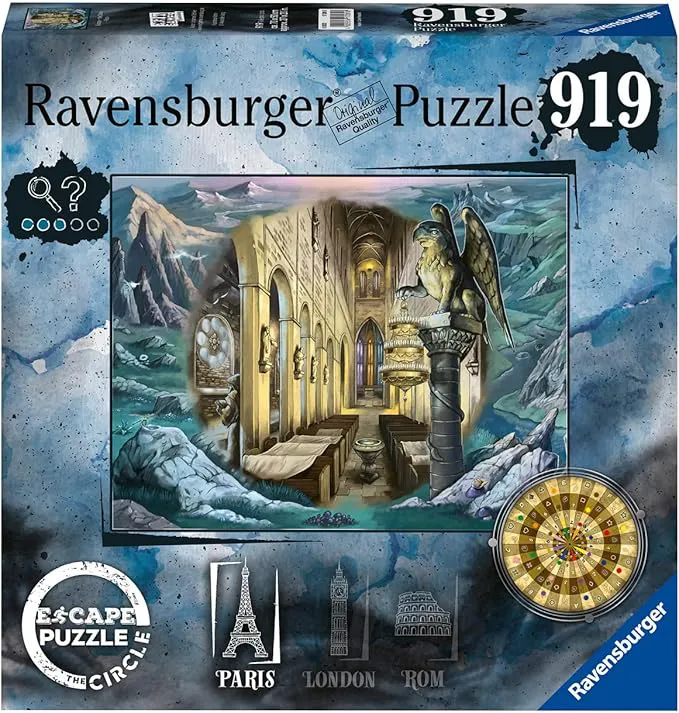 Ravensburger EXIT Puzzle „The Circle“ – 919 Teile – Paris/London/Rom – Teile originalverpackt - Bild 4