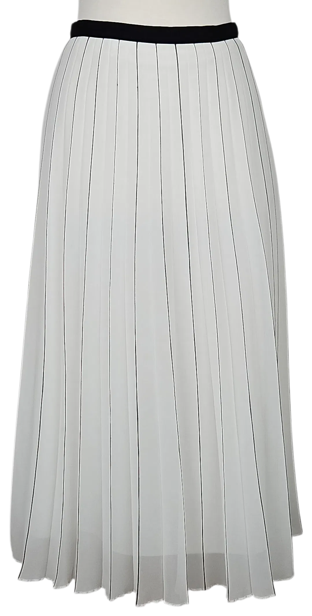 MANGO Damen Rock, weiß - Gr. M  - Bild 4