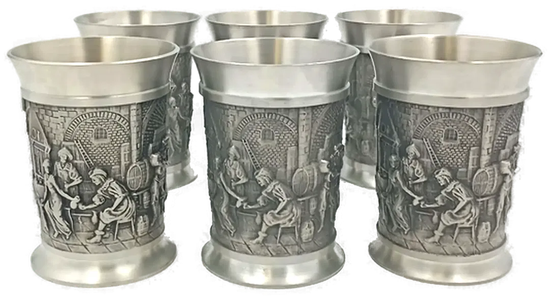 Zinnbecher Set (6-teilig) - Bild 4