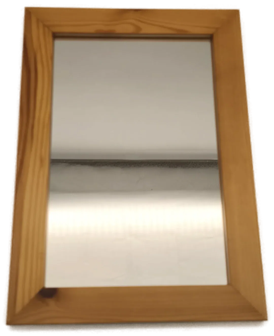 Spiegel mit Holzrahmen, 26 x 36cm,  - Bild 1