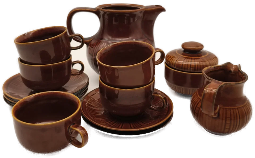 Colditz, Kaffeegeschirr Keramik, Vintage - Bild 4