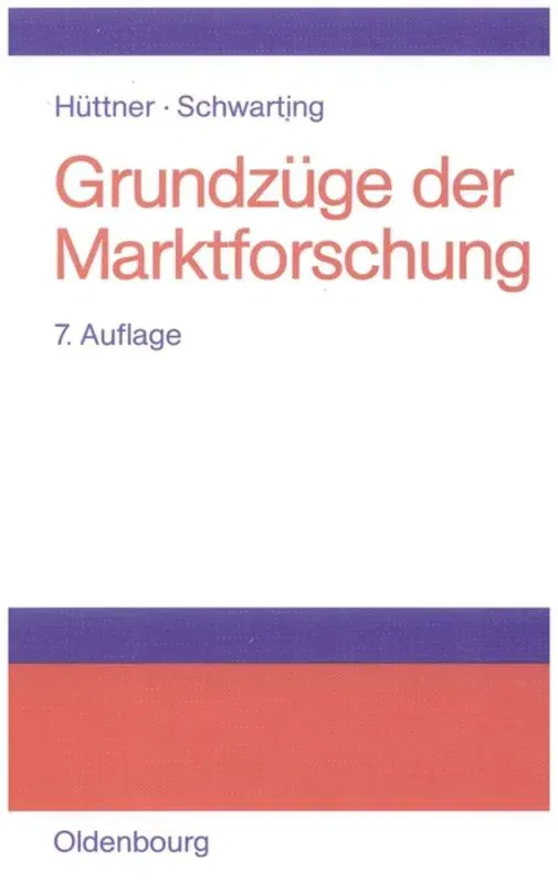 Grundzüge der Marktforschung - Manfred Hüttner - Bild 2