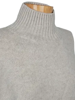 RENA MARX Damen Wollpullover, beige/weiß - Gr. M  - Bild 4