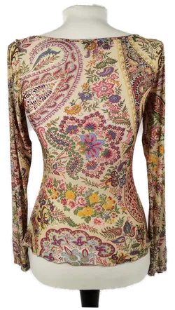 ETRO Mesh Oberteil Langärmelig - Gr. IT 40 - Bild 3