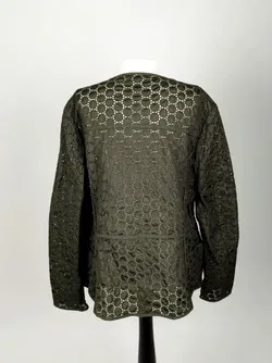 Moncler Grüne Jacke - 67% Baumwolle, 33% Polyamid - Bild 3