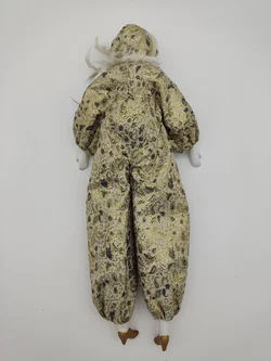 Harlekin Porzellanpuppe Gold 50 cm | Sammler-Unikat - Bild 7