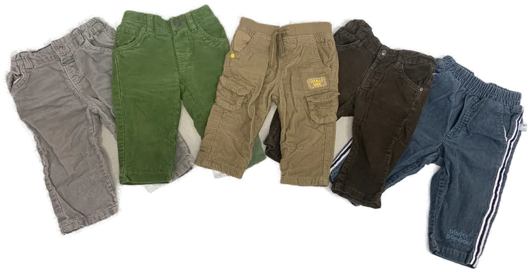 Cordhosen 5er-Pack - Gr. 74 - Bild 1