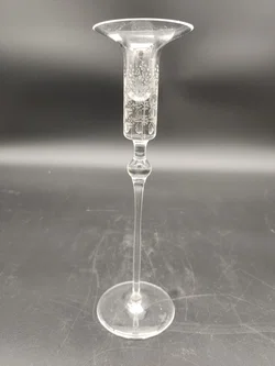 2 Kerzenständer der Marke Rosenthal - Glas mit hübschem Muster - Bild 5