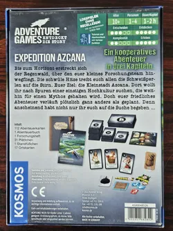 ADVENTURE GAMES Entdeckt die Story  - Expedition Azcana - Gesellschaftsspiel - KOSMOS - Bild 2
