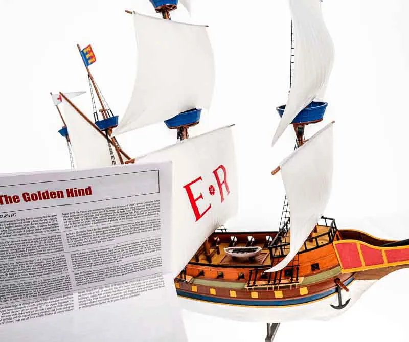 "The golden Hind" Galeone, ein Segelschiff im Maßstab 1:72 – Bild 3